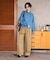 バックシンチ チノパンツ