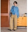 バックシンチ チノパンツ