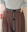 別注 チェック柄 タックワイドパンツ