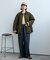 PRIMALOFT  ダイヤキルト 襟付きリバーシブルコート
