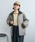 PRIMALOFT  ダイヤキルト 襟付きリバーシブルコート