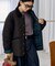 PRIMALOFT  ダイヤキルト 襟付きリバーシブルコート