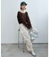 シアーワッフルルーズTシャツ