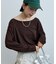 シアーワッフルルーズTシャツ