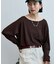 シアーワッフルルーズTシャツ
