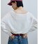 シアーワッフルルーズTシャツ