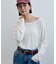 シアーワッフルルーズTシャツ