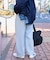 ボンディングカーブワイドパンツ