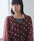 花刺繍 シアーブラウス