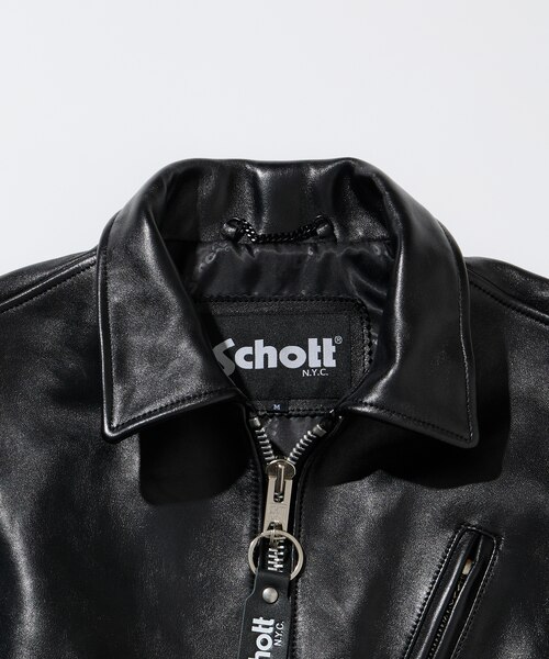 Schott × FREAK'S STORE 別注 シープレザー トラッカージャケット