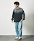 HAV-A-HANK×FREAK'S STORE 別注 バックプリント バンダナデザイン ピグメント クルーネックロングスリーブTシャツ