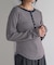 別注 Panel rib Henley Long Sleeve T-shirt