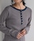 別注 Panel rib Henley Long Sleeve T-shirt