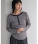 別注 Panel rib Henley Long Sleeve T-shirt