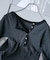 別注 Panel rib Henley Long Sleeve T-shirt