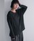 別注 Light Panel Rib Crew Long Sleeve Tee