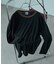 別注 Light Panel Rib Crew Long Sleeve Tee