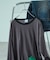 別注 Light Panel Rib Crew Long Sleeve Tee