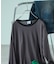 別注 Light Panel Rib Crew Long Sleeve Tee