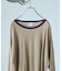 別注 Light Panel Rib Crew Long Sleeve Tee