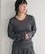 別注 Panel Rib LongSleeve T-shirt