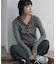 別注 Panel Rib Hoodie Cardigan