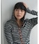 別注 Panel Rib Hoodie Cardigan