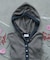 別注 Panel Rib Hoodie Cardigan