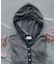別注 Panel Rib Hoodie Cardigan