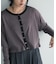 別注 Light Panel Rib ColorScheme Cardigan