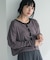 別注 Light Panel Rib ColorScheme Cardigan