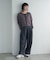 別注 Light Panel Rib ColorScheme Cardigan