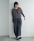 別注 Light Panel Rib ColorScheme Cardigan