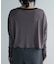 別注 Light Panel Rib ColorScheme Cardigan