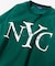 リラックスフィット NYCロゴ クルーネックスウェット