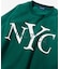 リラックスフィット NYCロゴ クルーネックスウェット