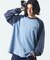 リラックスフィット NYCロゴ ピグメント ワッフル ラグランスリーブ L/S Tシャツ
