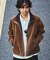 LEATHERETTE SWING TOP JACKET