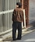 LEATHERETTE TRACKER JACKET