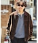 LEATHERETTE TRACKER JACKET
