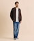 RED KAP × FREAK'S STORE 別注 ガーター編み ソリッド バルキー シャツカーディガン