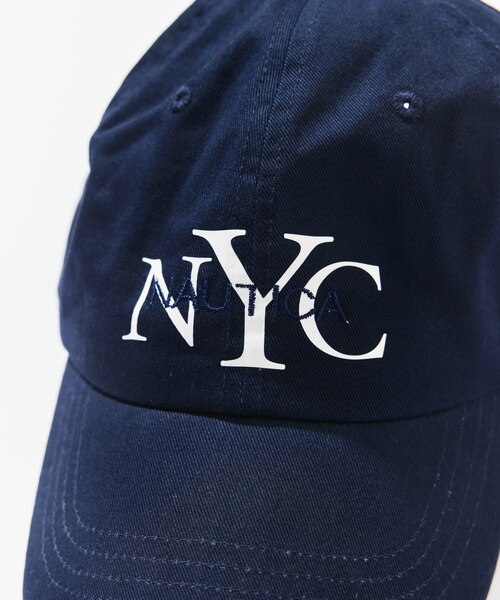 denham N.Y.C. ネイビー ベースボールキャップ NYCロゴ ツイル ベースボールキャップ｜フリークスストアの通販｜&mall