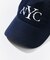 NYCロゴ ツイル ベースボールキャップ