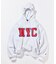 カレッジラバープリントPULLOVER HOODIE