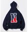 カレッジラバープリントPULLOVER HOODIE
