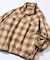 PENDLETON × FREAK'S STORE 別注 コットン シャギー ハーフスナップ プルオーバーシャツ