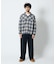PENDLETON × FREAK'S STORE 別注 コットン シャギー ハーフスナップ プルオーバーシャツ