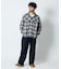 PENDLETON × FREAK'S STORE 別注 コットン シャギー ハーフスナップ プルオーバーシャツ