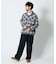 PENDLETON × FREAK'S STORE 別注 コットン シャギー ハーフスナップ プルオーバーシャツ