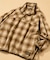 PENDLETON × FREAK'S STORE 別注 コットン シャギー ハーフスナップ プルオーバーシャツ